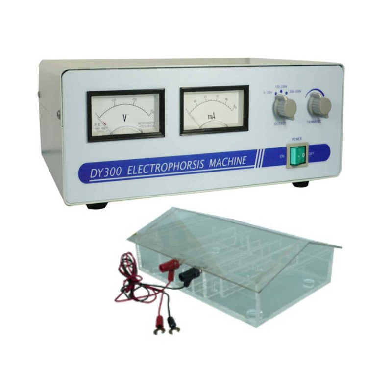 Electrophoresis power supply with gel electrophoresis tank